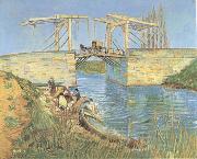 Vincent Van Gogh The Langlois Bridge at Arles (mk09) oil painting on canvas